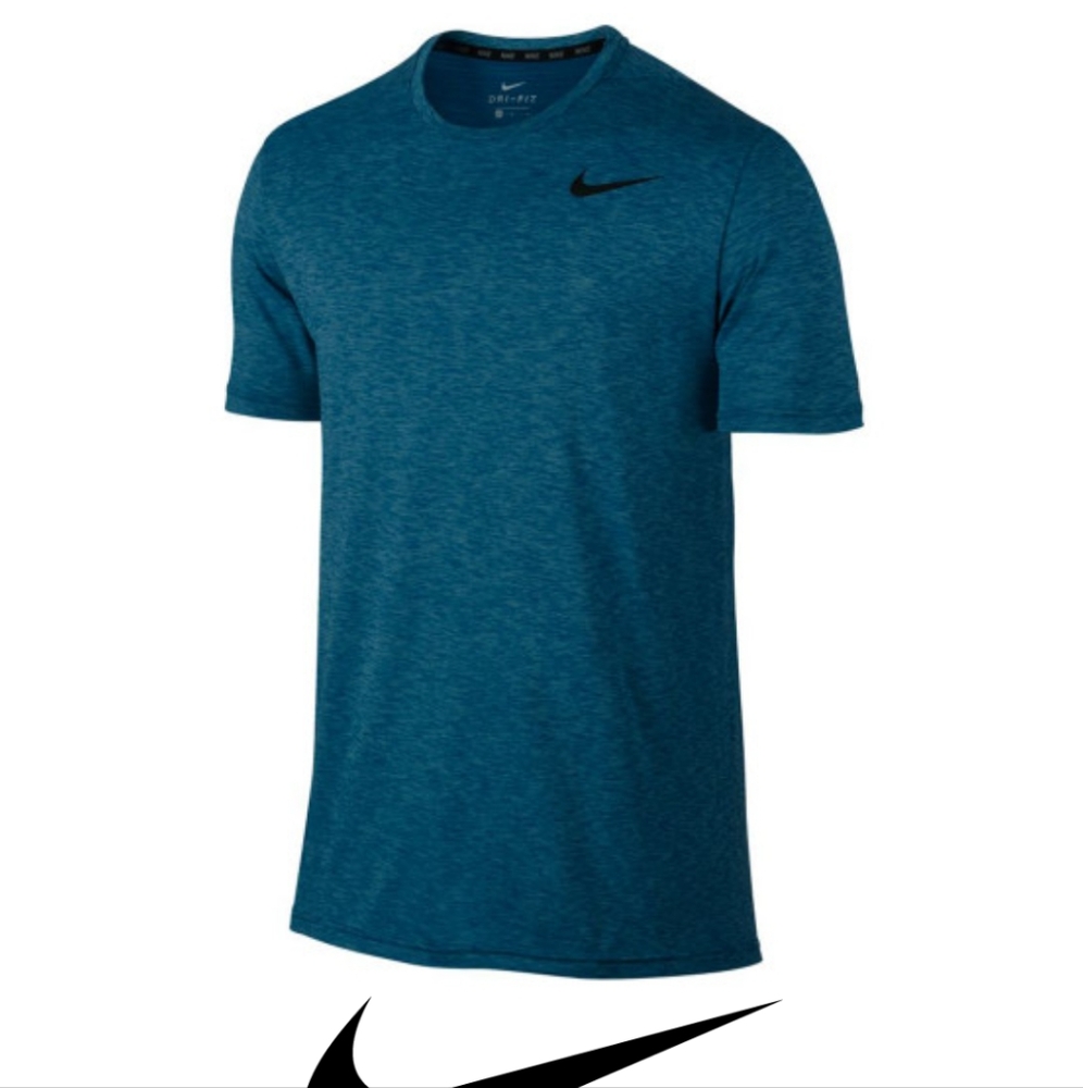 Nike Breathe Training Top Shirt Tee Blue XL 832835-483 Short Sleeve Hyper Dry - Picture 8 of 8